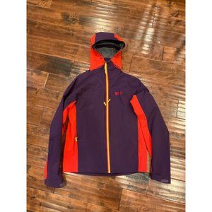 Wild Outdoor Apparel Co Purple & Red Mountain to Bar Soft Shell Jacket, Size M